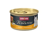 ANIMONDA Vom Feinsten Mousse Chicken and rabbit - wet cat food - 85g