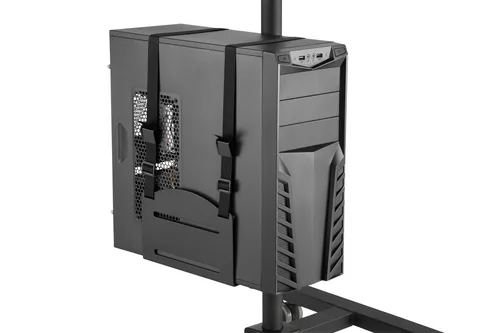 DIGITUS Arbeitsplatz rollbar, SitzSteh, 1xTFT,PC,TAS schwa.