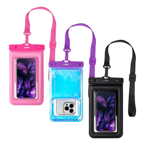LAUT POP AQUA Black Water Protection Case for all iPhones