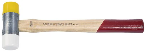 Kraftwerk Gummihammer 360 g - Griffmaterial: Holz - Gewicht: 360 g - Produktkategorie: Gummihammer