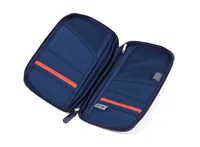 Troika Safe Flight Dokumententasche Dunkelblau - Münzfach: Ja - RFID-Schutz: Ja - Farbe: Blau - Material: Polyester - Verschluss: Reissverschluss