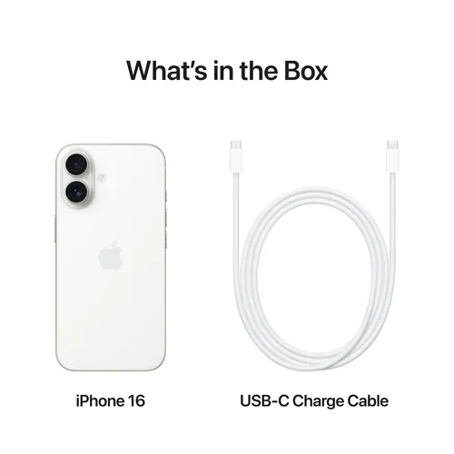 Apple iPhone 16 128GB - Indian Spec - White