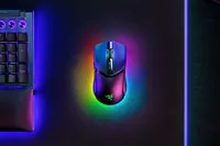 Razer Gaming-Maus Cobra Pro - Maus Features: Programmierbare DPI-Einstellung - RGB-Beleuchtung - Daumentaste - Bedienungsseite: Rechtshänder - Detailfarbe: Schwarz - Gewicht: 77 g - 114 g - Verbindungsart: Kabellos - Schnittstelle: USB-C