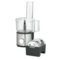 WMF Küchenmaschine Kult X Edition Silber/Schwarz - Funktionen: Raspeln - Reiben - Zerkleinern - Detailfarbe: Schwarz - Silber - Gerätetyp: Küchenmaschine - Leistungsaufnahme Betrieb: 500 W - Timerfunktion: Nein - Display vorhanden: Nein