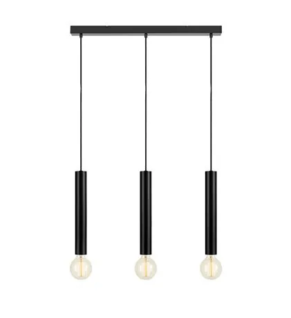 Markslöjd Pendelleuchte Sencillo, 3 x E27, max. 40W, Schwarz - Betriebsart: Netzbetrieb - Lampensockel: E27 - Smart Home: Nicht kompatibel - Farbtemperatur Kelvin: Je nach Leuchtmittel - Anwendungsbereich: Indoor - Gesamtleistung: 40 W