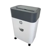 HP Aktenvernichter One Shredder Auto 100 CC, Sicherheitsstufe 4 - Vernichtbare Aktentypen: Büroklammern - Heftklammern - Papier - Schnittart: Partikelschnitt - Sicherheitsstufe: 4 - Schnittausgabe: 4.3 mm x 12 mm - Blattkapazität: 100 Seiten - Zufuhrautom