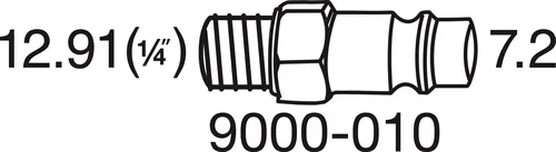 Mikro-Stabschleifer 9032MK (schwarz, 60.000 U/min)