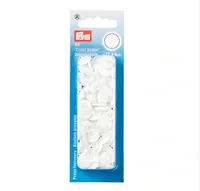Prym Non-sew press fasteners, Colour Snaps, round, 12.4mm, white