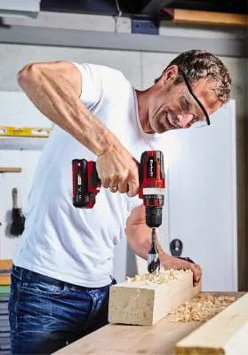 Einhell TE-CD 18/40 Li-Solo 1500 RPM Keyless 1.1 kg Black, Red