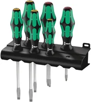 Wera 334 SK/6 Rack Schrauben- drehers. Kraftform Plus Lasertip