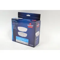 BISSELL Wischbezug Pad Vac & Steam 2 Stück - Material: Mikrofaser - Detailfarbe: Weiss - Waschbar: Ja