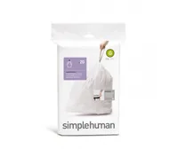 simplehuman CW0257 plastic bag White 60 pc(s)