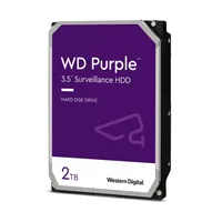 Western Digital Harddisk WD Purple 3.5 SATA 2 TB - Speicher Anwendungsbereich: NAS - Speicherkapazität total: 2 TB - Dauerbetrieb: Ja - Speicherschnittstelle: SATA III (6Gb/s) - Festplatten Formfaktor: 3.5 - Festplatten Schnittstelle: SATA
