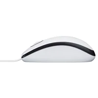 Logitech Maus M100 Optical - Maus-Typ: Standard - Maus Features: Scrollrad - Bedienungsseite: Universal - Detailfarbe: Weiss - Verbindungsart: Verkabelt - Schnittstelle: USB-A