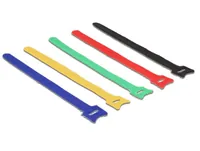 DELOCK Kabelbinder 200mm 10Stk. farbig Klett