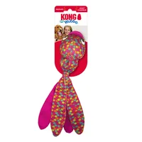 Kong Hunde-Spielzeug Wubba Finz Fisch S, pink - Produkttyp: Apportieren - Spielzeug - Tierart: Hund