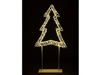 COCON LED-Tannenbaum 3D, Metall, klein - Betriebsart: Netzbetrieb - Fernbedienung: Nein - Aussenanwendung: Ja - Anwendungszweck: Stehend - Timerfunktion: Nein - Set: Nein