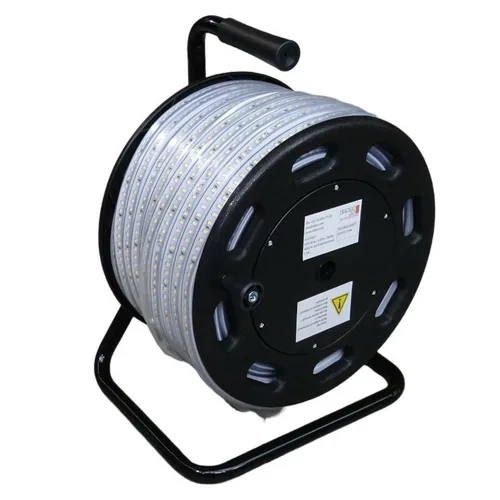 Elbro LED-Stripe 50 m x 15 mm x 7 mm, 230 V DC, 4000 K, IP65 - Lampensockel: LED fest verbaut - Aussenanwendung: Ja - Inklusive Netzteil: Nein - Dimmbar: nicht dimmbar - Set: Nein - Länge: 50 m
