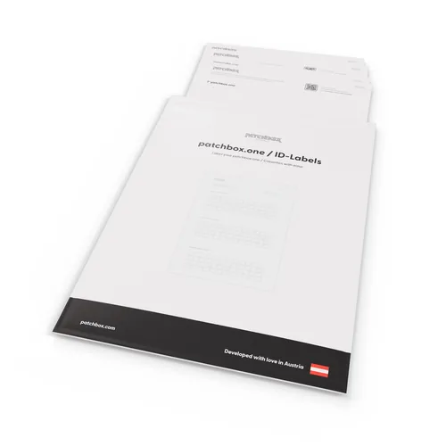 PATCHBOX ID Labels Kabel-Kennzeichnungsetiketten (VPE 96)
