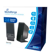 MediaRange Aktivbox Compact Desktop Speaker USB 2.0 black