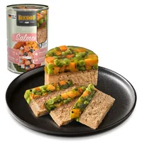 Belcando Nassfutter Holistic Salmon 400 g - Tierbedürfnis: Kein besonderes Bedürfnis - Nachhaltigkeit: Nicht angegeben - Lebensphase: Adult - Tierart: Hund - Fleischsorte: Lachs - Futtereigenschaft: Getreidefrei - Ohne künstliche Zusätze - Ohne Zuckerzusa