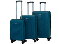 KOOR Reisekofferset Manila 3-teilig, Petrol - Kofferart: Hartschalengepäck - TSA-Schloss: Ja - Detailfarbe: Petrol - Handgepäck kompatibel: Optional - Material: Polypropylen (PP) - Anzahl Rollen: 4