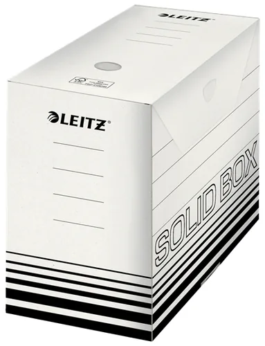 LEITZ Solid Box A4 6129-00-01 weiss 150x257x330mm