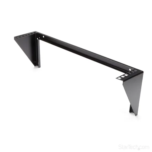 StarTech.com 2U Vertical Wall Mount Patch Panel Bracket - Steel Rack Mount Bracket w/Hardware for 19" Network, Server and Data Equipment - TAA