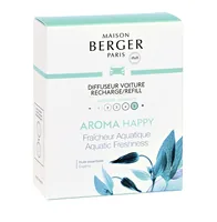 Maison Berger Autodiffusor Refill Happy Aquatische Frische 2 Stück - Detailfarbe: Silber - Funktionen: Beduften - Typ: Lufterfrischer