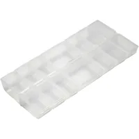 Creativ Company Aufbewahrungsbox 24 x 11 cm, Transparent - Breite: 11 cm - Höhe: 2.8 cm - Tiefe: 0 cm - Volumen: 0 l - Produkttyp: Aufbewahrungsbox - Verpackungseinheit: 1 Stück
