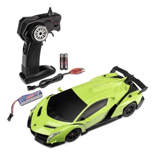 Carson 1:24 Lamborgh.Veneno 2,4G 100% RTR grün