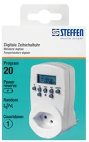 STEFFEN Zeitschaltuhr 1204422 1 digital, IP20, T12/T13