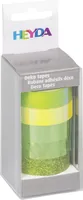 Heyda Washi Tape Effekt Mix Basic Grün - Detailfarbe: Grün - Länge: 5 m - Set: Ja - Breite: 12 mm