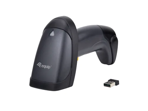Equip 1D-Barcode Handscanner Laser Wireless Reichw. schwarz