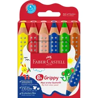 FABER-CASTELL Farbstifte Grippy 110630 6 Farben