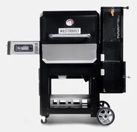 Masterbuilt Gravity Series 800 Digitaler Holzkohlegrill + Smoker - Zusatzausstattung: Deckel - Typ: Holzkohlegrill - Betriebsart: Holzkohle - Breite: 139 cm - Grillfläche: 5160 cm² - Grillflächenbreite: 42 cm