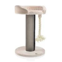 CanadianCat Kratzbaum Lounge Ontario 1, Beige - Höhe: 100 cm - Anzahl Liegeplätze: 1 × - Detailfarbe: Beige - Tierart: Katze - Produkttyp: Kratzbaum