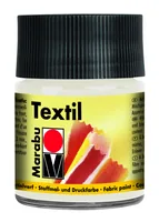 Marabu Textilfarbe 50 ml, Weiss - Art: Textilfarbe - Detailfarbe: Weiss - Set: Nein - Verpackungseinheit: 1 Stück
