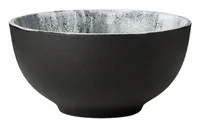 Lunasol Schale Gaya Atelier Space Komet Ø 11 cm, Schwarz/Grau - Material: Porzellan - Unterteilungsmöglichkeit: Nein - Detailfarbe: Schwarz - Set: Nein - Form: Rund