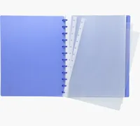 Exacompta Sichtbuch A4 Blau/Transparent - Typ: Sichtbuch - Ausstattung: Herausnehmbare Hüllen - Detailfarbe: Transparent - Blau - Material: Polypropylen (PP)