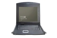 Digitus DS-72210-2US Konsolenregal 43,2 cm (17") 1280 x 1024 Pixel Schwarz 1U