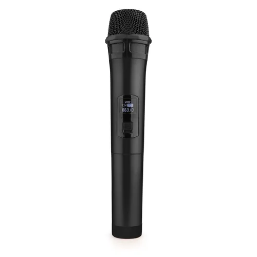 Vonyx Musik-System VSP200 Schwarz - Verbindungsmöglichkeiten: 6.3 mm Klinke - Bluetooth - XLR - SD - 3.5 mm Klinke - USB - Widerstandsfähigkeit: Keine Angabe - Stromversorgung: Batteriebetrieb - Netzbetrieb - Detailfarbe: Schwarz - Gewicht: 14.1 g - 14100