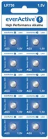 Mini alkaline batteries everActive G3 LR736 LR41 10 pcs
