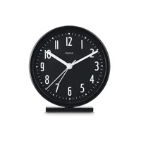 Hama Klassischer Wecker Skye Schwarz - Funktionen: Alarm - Weckfunktion - Ausstattung: Zeit - Displaytyp: Analog - Detailfarbe: Schwarz - Funksignal: Keine Angaben - Betriebsart: Batteriebetrieb