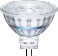 Philips Lampe LED 35W GU5.3 MR16 CW 36D 12 V ND Neutralweiss (NW) - Energieeffizienzklasse EnEV 2020: F - Lampensockel: GU5.3 - Farbtemperatur Kelvin: 4000 K - Gesamtleistung: 4.4 W - Dimmbar: nicht dimmbar - Zusätzliche Ausstattung: EyeComfort