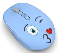 INCA Wrls Maus 1200DPI3Tasten2.4GHzUSB-A WEENY Emoji bl