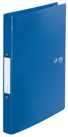VON Ringbuch A4, 3 cm, Blau - Papierformat: A4 - Anzahl Ringe: 2
