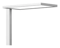 Contini Bürostehleuchte dimmbar 30W, 7500 lm, 6000K – Silber - Betriebsart: Netzbetrieb - Dimmbar: dimmbar - Lampensockel: LED fest verbaut - Farbwiedergabeindex CRI: 250 - Lichtfarbe: Kaltweiss/Tageslichtweiss (KW) - Farbtemperatur Kelvin: 6000 K
