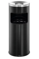 DURABLE Papierkorb Safe mit Ascher rund schwarz