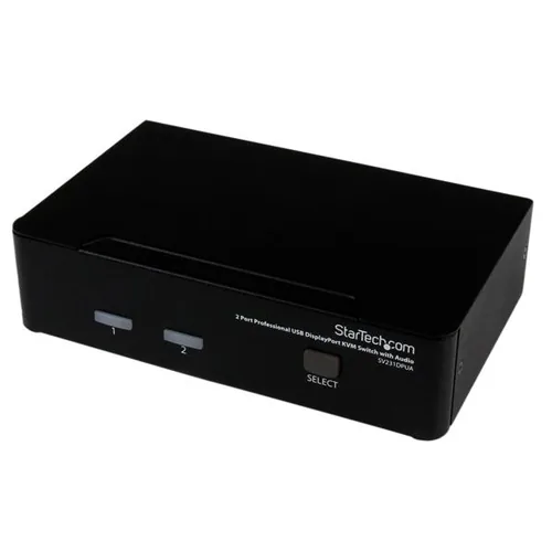 STARTECH.COM 2 Port Professional USB DisplayPort KVM Switch with Audio